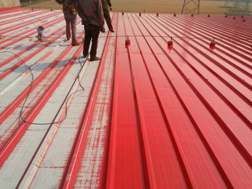 滁州钢结构厂房彩钢板除锈喷漆