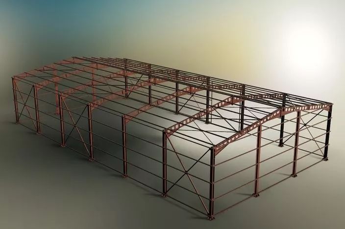 钢结构屋面檩条布置图